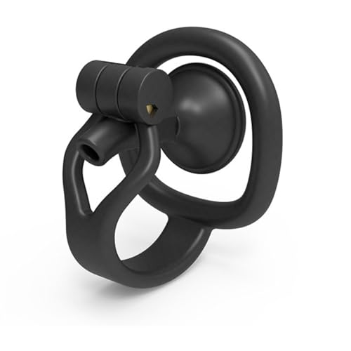 Male Lower Body Protective Cage, Reverse Design with Hollow Rod-USRZ4501 (Black, Size：L)