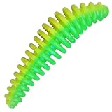 Berkley PowerBait Power Pupa - Forellenköder, Länge/Packungsinhalt:45mm / 8 Stück, Farbe:Spring Green/Sunshine Yellow