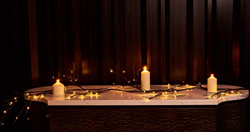 Hairui Mossy Garland Lights 6Ft 48 Led Battery Operated Lighted Twig Vine With Timer For Halloween Christmas Party Decoration Indoor Outdoor Use #TOP3