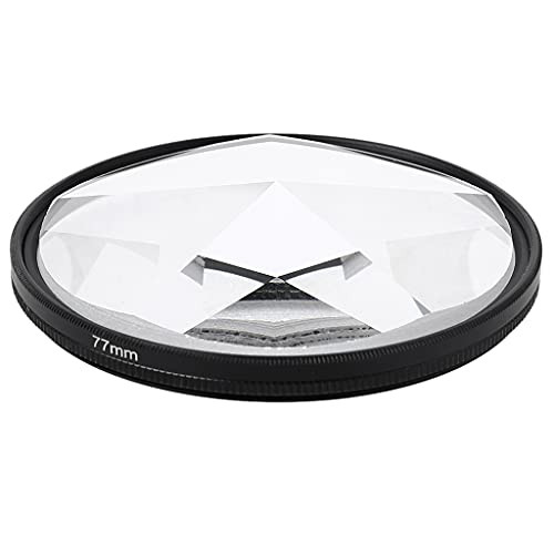 Jiqoe 77mm Pentaprismus Effektfilter Kaleidoskop