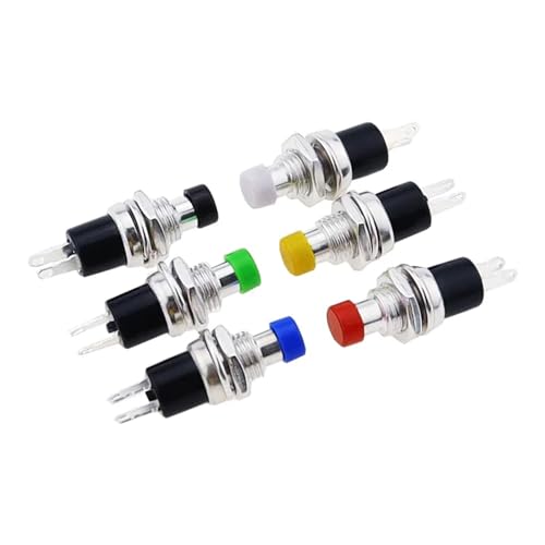 Interrupteur bouton-poussoir PBS-110 7mm vert pour micro-circuit et modélisme - 5