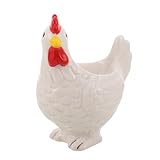 Fabrication : fabriqué en céramique, ce porte-œufs pour plan de travail est lisse, sûr et facile d'entretien, apportant une touche d'élégance à votre cuisine. porte-œufs réutilisable en céramique