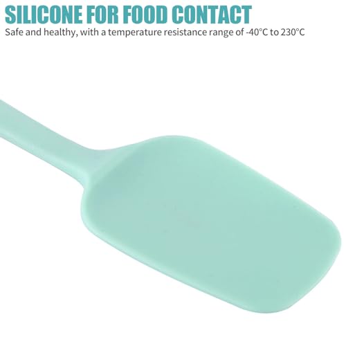 4 PCS,7.8Inch Silicone Spatulas Rubber Spatula Small Spatula Baking Mini Spatula Mixing Tool for Nonstick Cookware (4 colors)