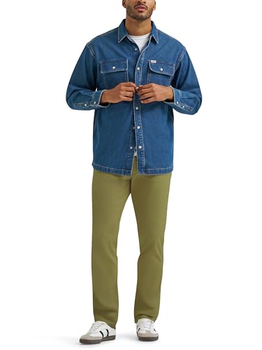 Wrangler Men's Relaxed Fit Taper Jeans, Olive, 34 x 34 - image 2