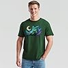 Night Owl Mens T Shirt Moon Bird Nature Stars Nocturnal Wildlife Tee Graphic Top 3XL Burgundy #5