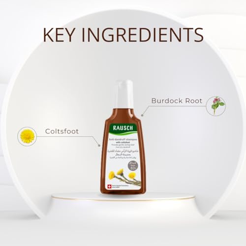 Rausch Huflattich Anti Shampoo 200 ml für Schuppen und Kopfhautpflege