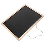 Portable et léger : facile à transporter, le tableau noir à bordure en bois est idéal pour une utilisation en magasin, panneaux de tableau noir, artisanat de tableau noir en bois