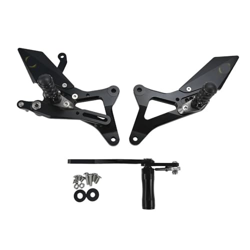 Repose-pieds moto R1 2009-2014 arrières réglables pour optimiser la posture en courbe sur circuit