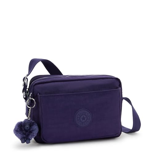 Image of Kipling Women's Abanu Crossbody Bag, Lightweight, Adjustable Nylon Waist Pack with Multi-Compartment Zip Pockets