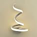 Produktbild LED Spiral Wandleuchte Einfache Moderne Acryl Wandleuchte Kreative Nachttischlampe Schlafzimmer Wandbehang Metall Wandlampen