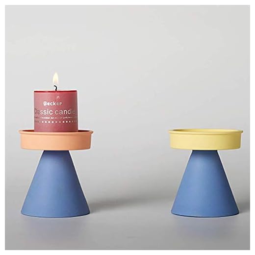 Ljusstakedekoration Utsökt Ljusstake Godisfärg Romantisk dekoration Hemma med levande ljus Middag Design Keramik Vardagsrum Sovrumsdekoration Två användningsområden för ett föremål (Size : A)