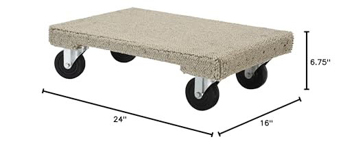 Dolly de madera Vestil HDOSC-1624-12 24x16x6.75 pulg 1200 lb miniatura 5