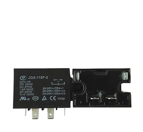 Relé de 220 V JQX-116F-2-220AL-1HS para automatización industrial y cuadros eléctricos