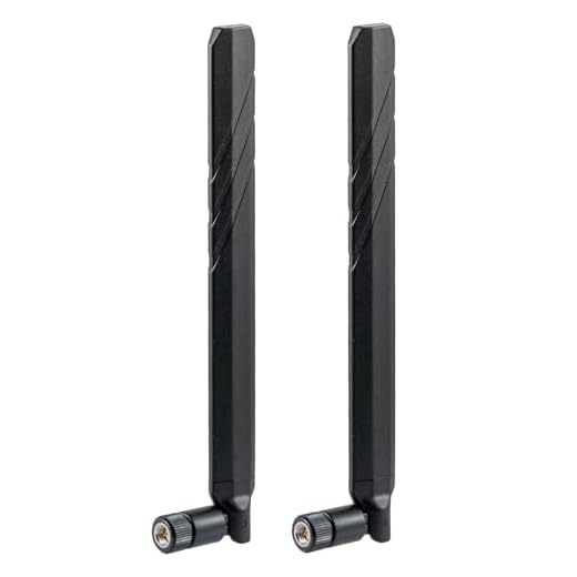 4G LTE 5G CBRS Antenna, 600-6000MHz Wide-Band, 10dBi SMA Male Connector, 2-Pack,Eifagur