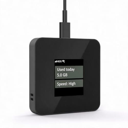 RoamBird TD20 Car WiFi Hotspot for RV, 4G LTE, WiFi 6, No Built-in Battery