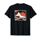 タヌキとキツネ（和）【バックプリント】 Tシャツ
