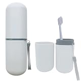 HEIPINIUYE Toothbrush Travel Case, Travel Toothbrush Holder Portable Toothbrush Toothpaste Storage C