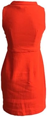 BODEN Sixties Ponte Dress in Red Pepper Orange Size US 8 P