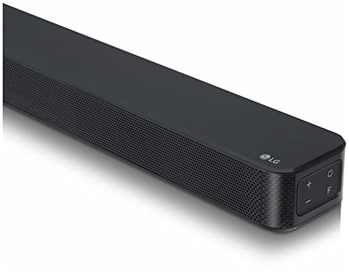 Image of LG SL4 300W 2.1 Ch Sound Bar with Carbon Woofer for a High Fidelity Sound, Adaptive Sound Control, Wireless subwoofer, Bluetooth Streaming, Versatile Connectivity and TV Sound Sync (Black)