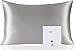 ZIMASILK 100% Mulberry Silk Toddler Pillowcase for Kids,Both Side 19 Momme Silk,1pc(Toddler14''X20'', Slive Grey)
