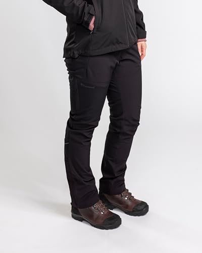 Pinewood Damen Wilda Stretch Shell Hose - Outdoorhose Damen aus Wind- und wasserdichtem Material - atmungsaktiv und bequem mit Stretch, ideal für Wanderungen und Hundesport
