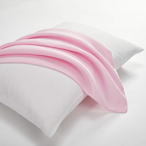 Evolive Ultra Soft Microfiber Body Pillow Cover/Pillowcases 21"x54" with Hidden Zipper Closure (21"x54" Body Pillow Cover, Pink)