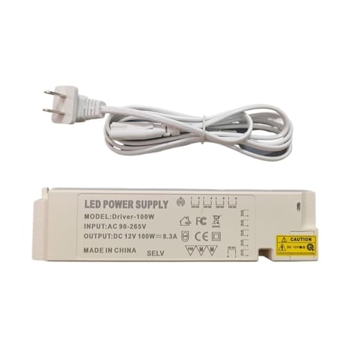 Transformateur LED 12V 100W pour éclairage de dressing et armoire moderne
