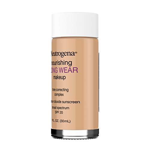 Neutrogena Nourishing Long Wear Liquid Face Makeup Foundation With Spf 20 Sunscreen, Tone-Evening And Texture-Improving, Antioxidants, Soy, And Vitamins A, C And E, 115 Cocoa, 1 Fl. Oz (Pack Of 2) #TOP1