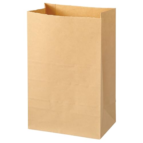 ヘッズ 紙袋 18×11×28cm 100枚 クラフト 無地未晒し 角底袋 HEADS MK-1Pの商品画像（Amazon）