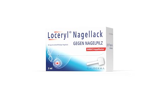 Loceryl Nagellack gegen Nagelpilz, 3 ml, gegen Finger- und Fußnagelpilz mit Langzeiteffekt