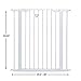 MidWest Homes for Pets 39-Inch High Walk-Thru Pressure Mounted Steel Dog Gate, Expands to 38 Inches Wide, Includes 3-inch Extensions, White
