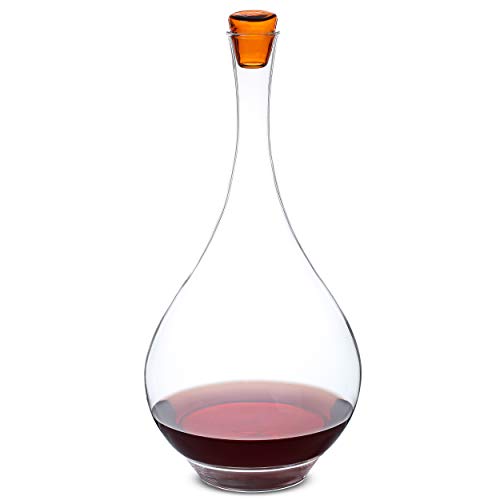 Btat- Wine Decanter With Stopper, 60 Oz Decanter, Hand Blown Crystal Glass, Wine Accessories, Wine Carafe, Wine Gift, Wine Craft, Red Wine Decanter, Wine Decanter Set Wine Air Aerator #TOP27