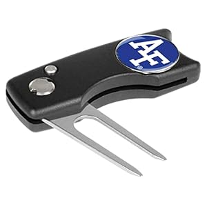 LinksWalker Air Force Falcons Spring Action Divot Tool + 1 Magnetic Team Golf Ball Marker