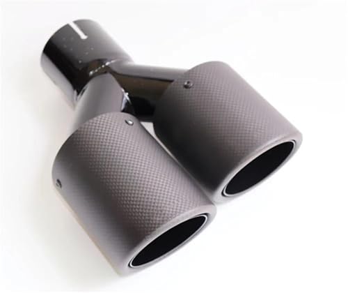 Embout d'échappement carbone noir brillant et mat pour BMW M3