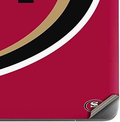 Skinit Decal Laptop Skin Compatible with MacBook Air 13in (2020) - Officially Licensed NFL San Francisco 49ers Large Logo Design