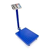 660lbs/300kg Weight LCD Display Electronic Floor Scale Folding Bench Scale Postal Scale Change HD Di