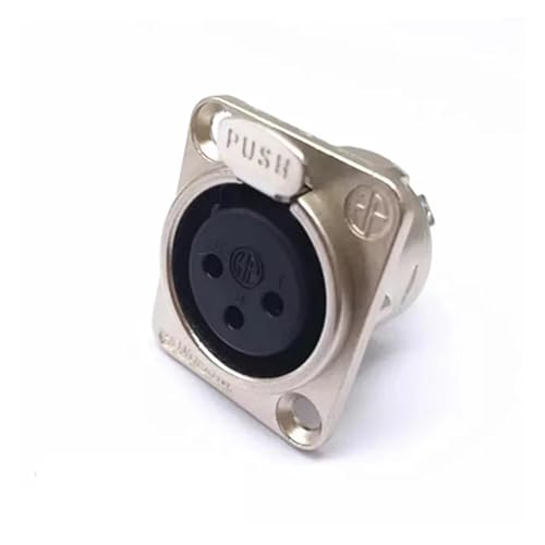 Connecteur XLR mâle résistant aux interférences pour installation micro 5 pièces - 6