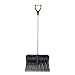 ORIENTOOLS Snow/Garden Shovel/Pusher with D-Grip Handle and Foot Plate, Perfect for Shoveling or Pushing Snow, Soils and Grains (19" Blade)