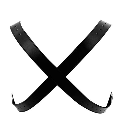 Men's Leather Body Chest Harness Belt Punk Belt Buckle Ring Adjustable Plus size Halloween3