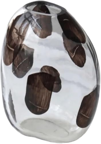 Vase en encre artistique en verre soufflé, objet d'art de table