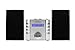 Sylvania SRCD804BT CD Microsystem with Radio and Bluetooth (Silver)