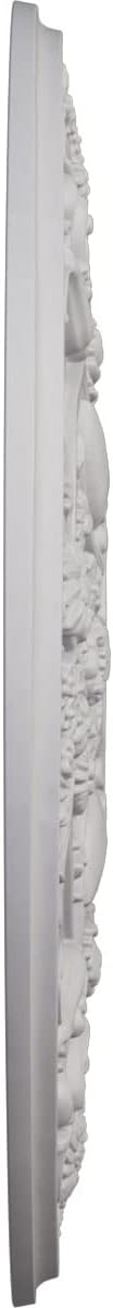 Ekena Millwork CM31BAUWF 31-1/4" x 2-1/4" Bailee Ceiling Medallion, Ultra Pure White