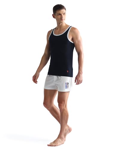 Image of U.S. Polo ASSN. Men's PV002 Cotton Stretch Anti Bacterial Premium Vest