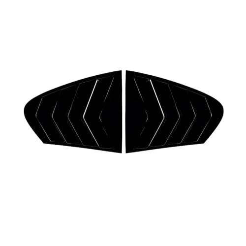 Persiennes de lunette arrière premium pour Série 5 F10 525i 530i en noir brillant
