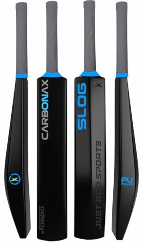 Image of Jaspo Slog Carbonax Cricket Kit | Size 34 PU-Filled Bat with HDPE Construction | Enhanced Durability, Vibration Control & Shock Absorption, Practice & Play (Cricket Kit- Carbonax Full Size)