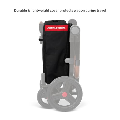 Image of Radio Flyer Atlas Stroll 'N Wagon Travel Cover, Black