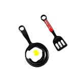 JUMPLAWN Pendientes Asimétricos Negro para Mujer en Aleación Ligera y Resistente, Diseño Creativo Adecuado para Obsequio y Uso Diario