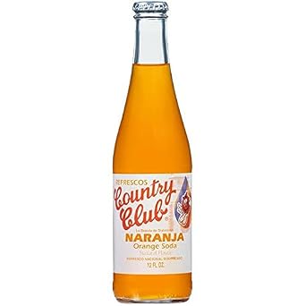 Country Club Orange Soda - Naranja Bottle 12 oz