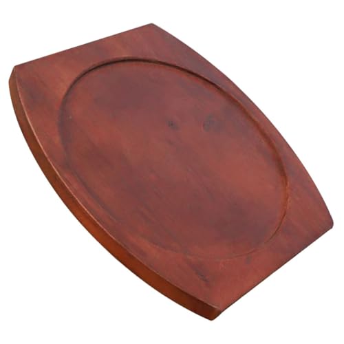 Gatuida Base Redonda de Madera Gruesa 248 CM Tapete Aislante Resistente al Calor para Ollas y Sartenes Soporte Antideslizante Multifuncional para Cocina Doméstica Esterilla para