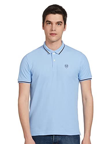 Image of Max Men Solid Slim Fit Polo T-Shirt